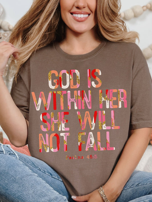 God Is Within Her Tee
