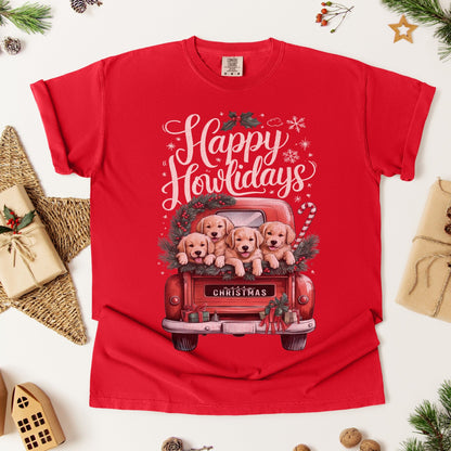 Happy Howlidays Christmas Tee
