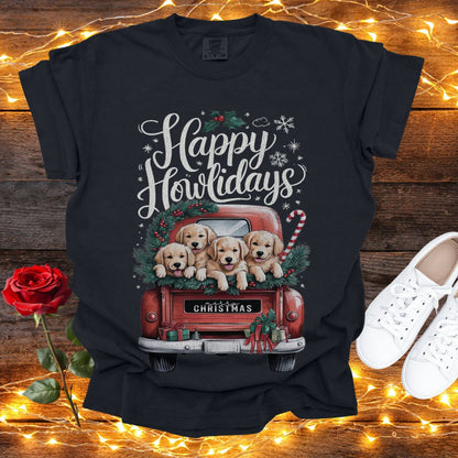 Happy Howlidays Christmas Tee