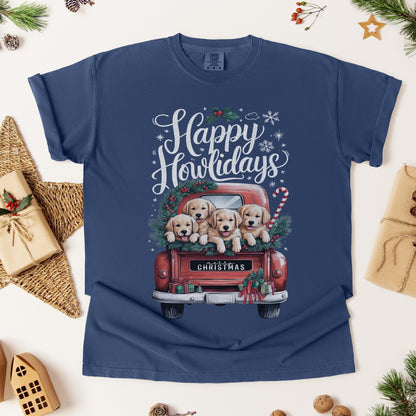 Happy Howlidays Christmas Tee