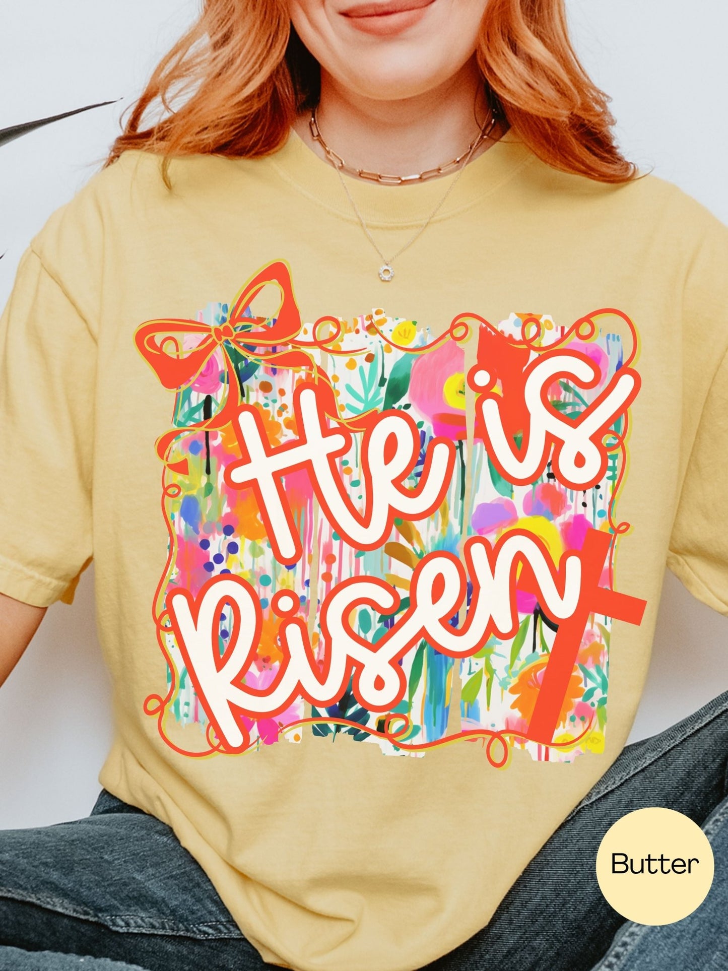 He Is Risen Tee