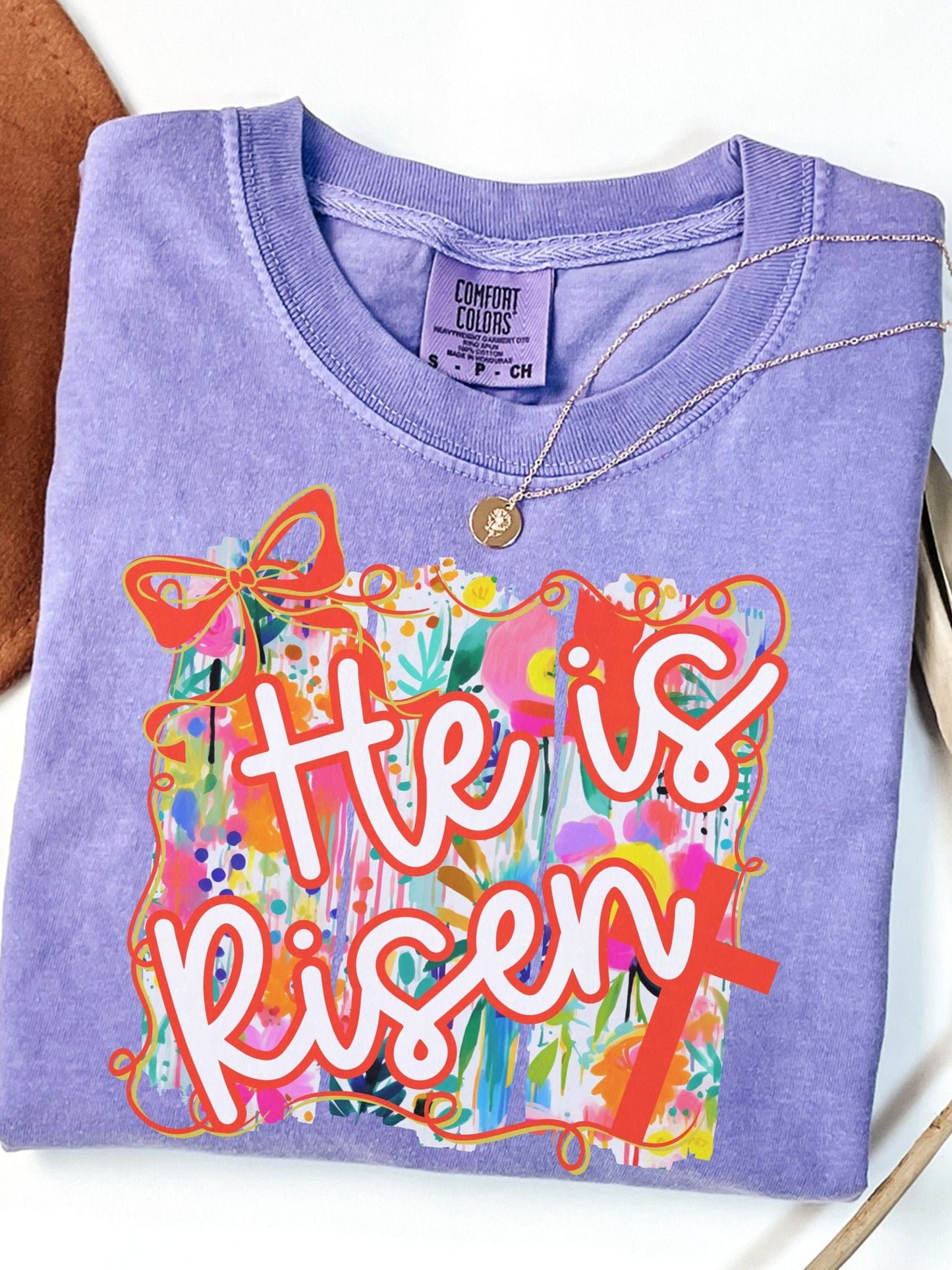 He Is Risen Tee