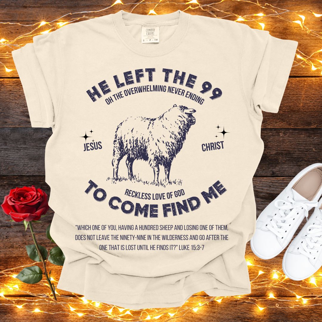 He Left the 99 Tee