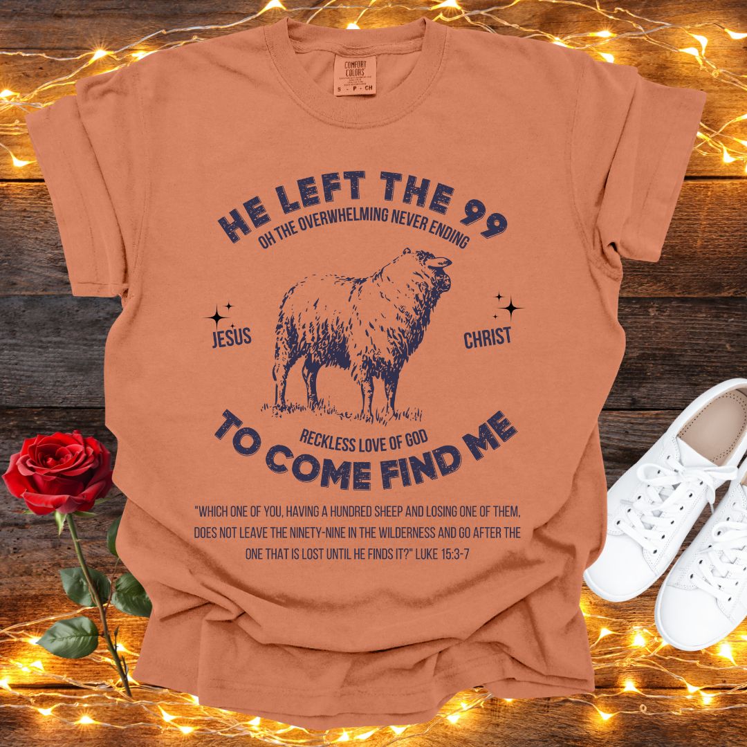 He Left the 99 Tee