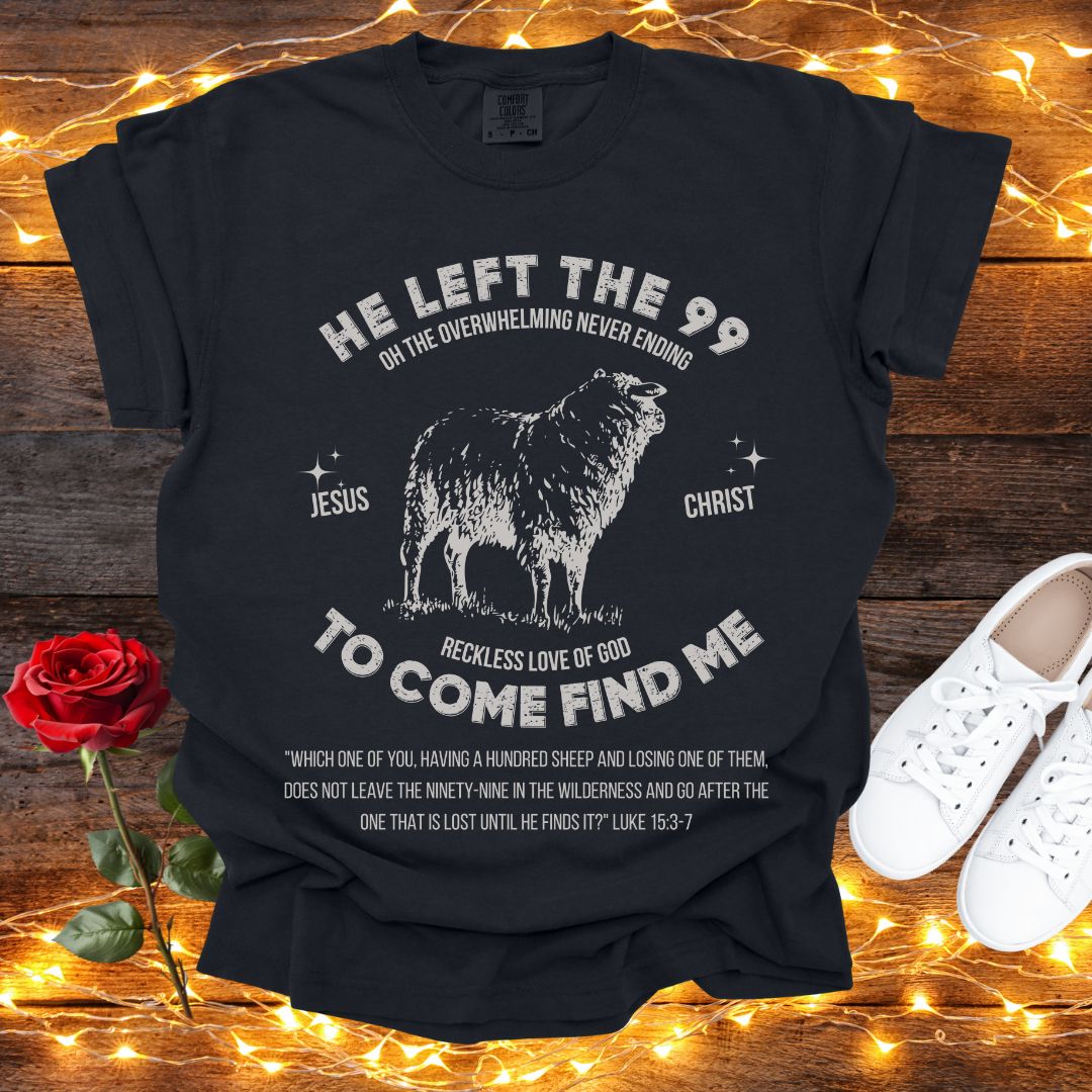 He Left the 99 Tee