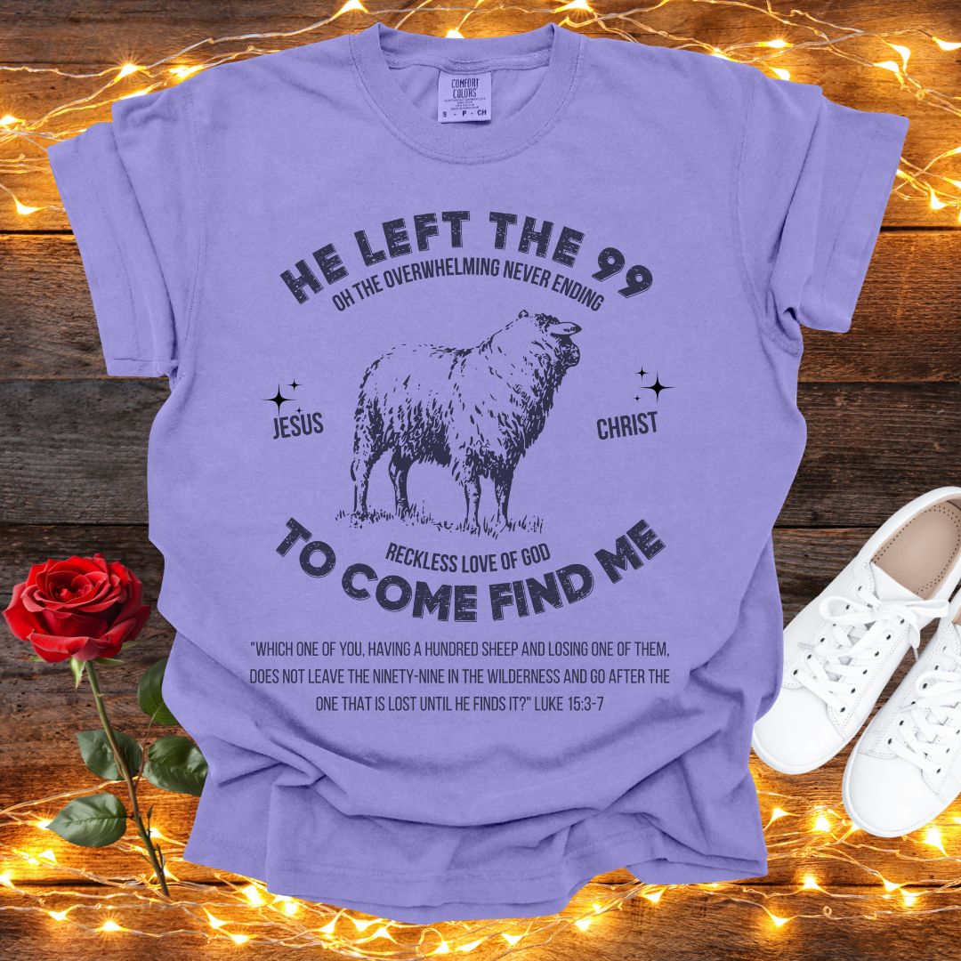 He Left the 99 Tee