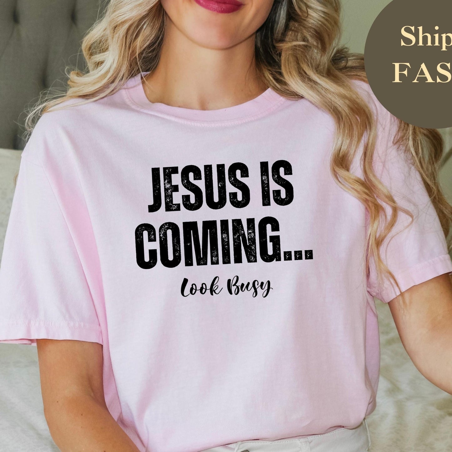 Funny Bible Verse T-Shirt with a witty message, making it a unique and eye-catching choice for Christians who enjoy playful religious fashion.