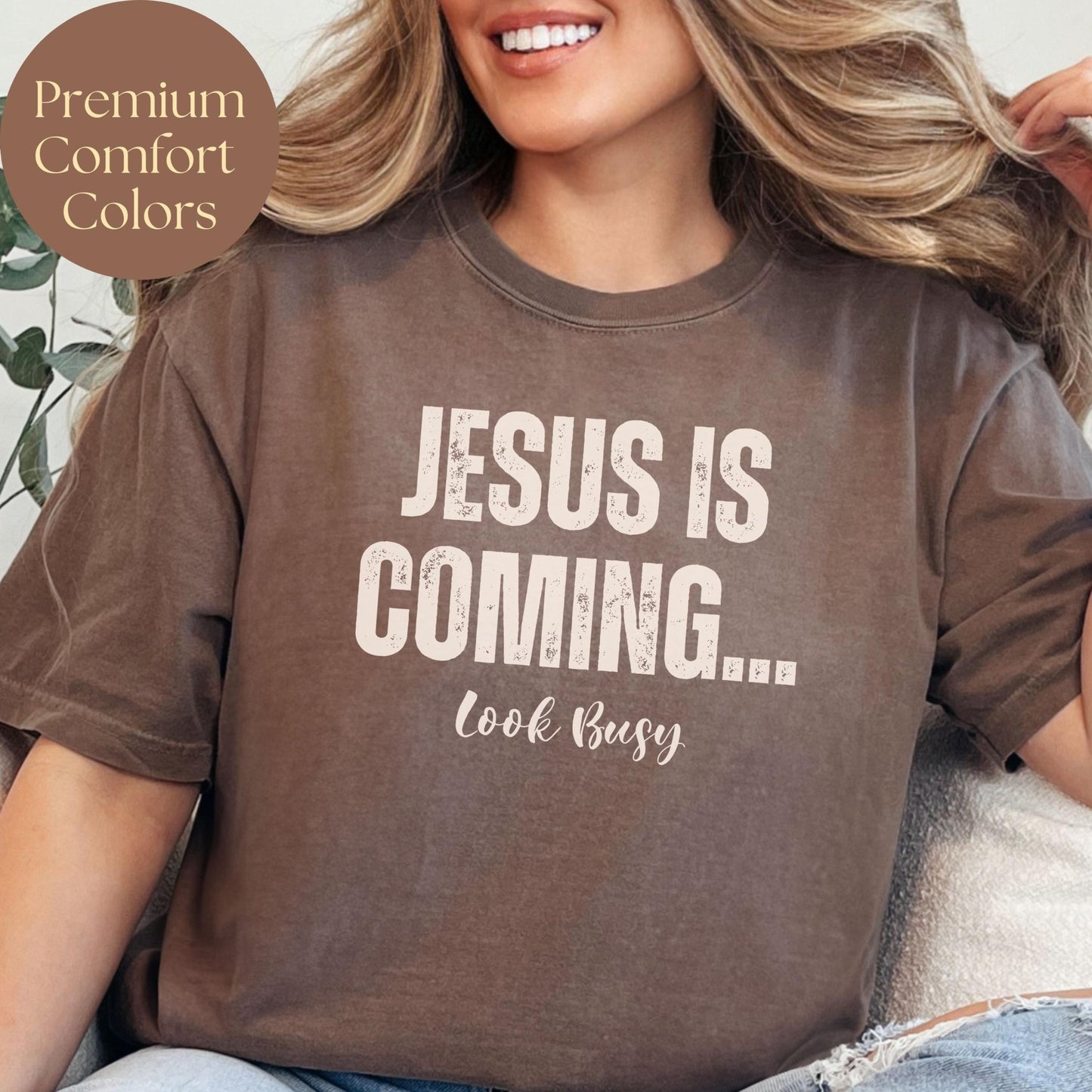 Christian Faith-Based Graphic Tee that blends humor and scripture, an ideal gift for those who love trendy religious shirts.
