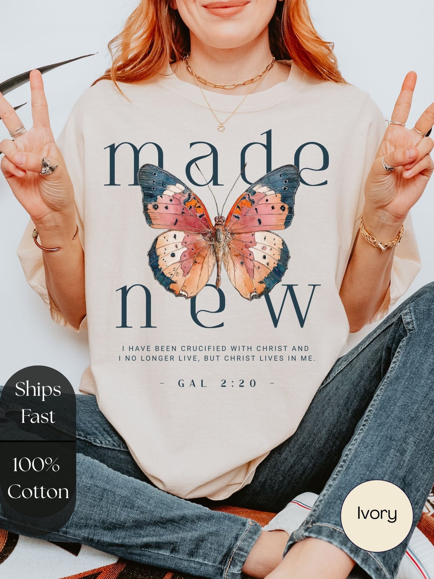 Made New Butterfly Tee
