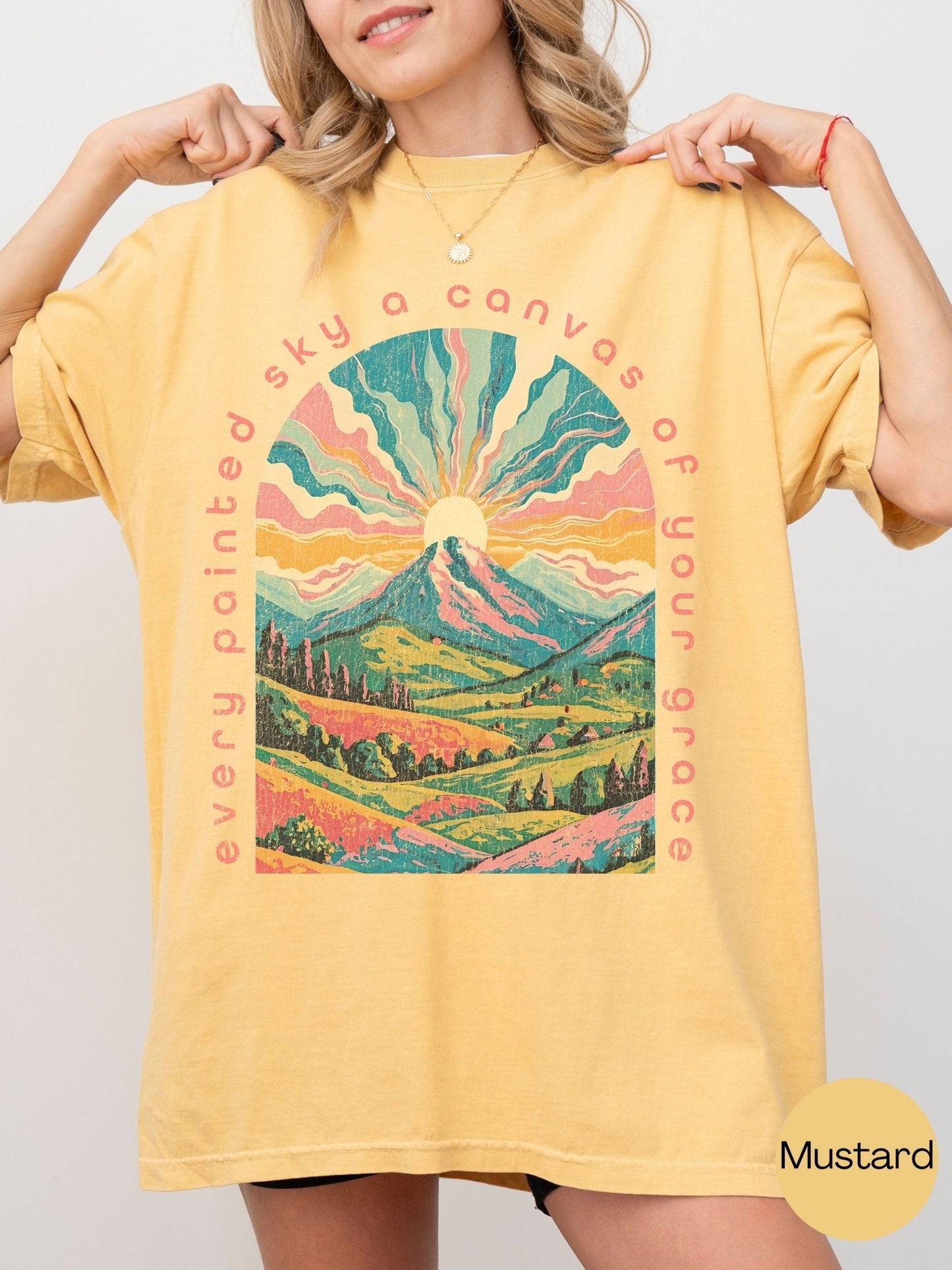 Painted Sky God Tee