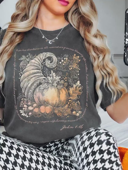 From His Abundance Tee