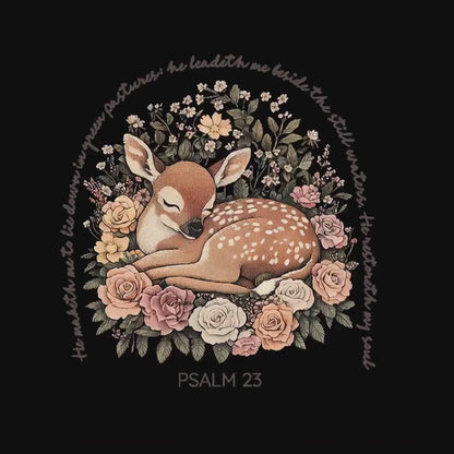 Psalm 23 Floral Tee