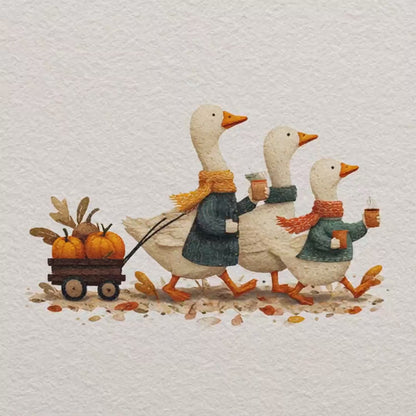 Pumpkin Spice Life Goose Tee