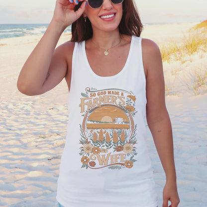 Farmer's Wife Tank – So God Made Shirt | Christian Country Comfort Fit Tank