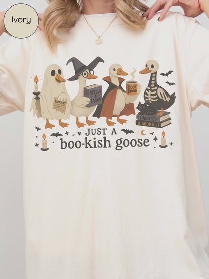 Bookish Goose Halloween Tee