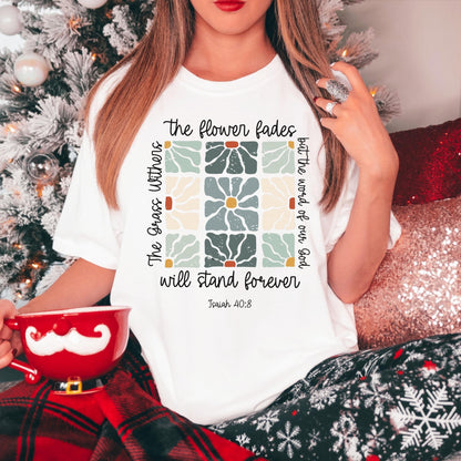 Retro Christian Floral Tee