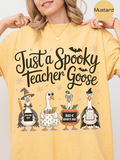 spooky teacher tee