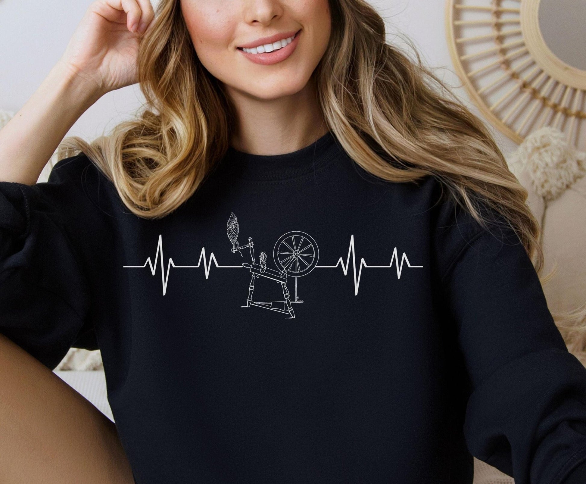 Fiber Art Lover Gift Batt Lover Present Rolag Lover Sweatshirt