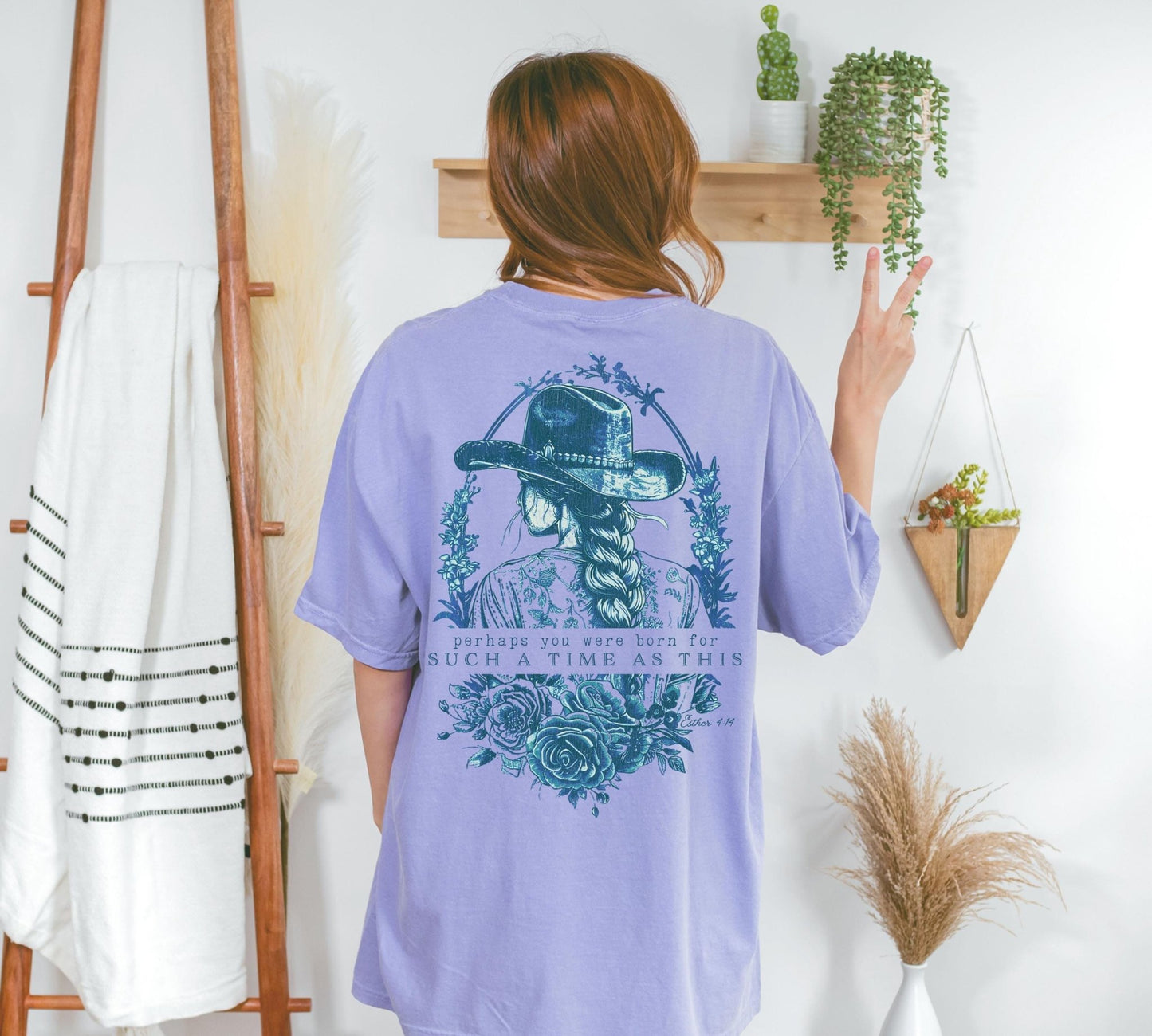Faith-based Comfort Colors tee for women