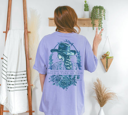 Faith-based Comfort Colors tee for women