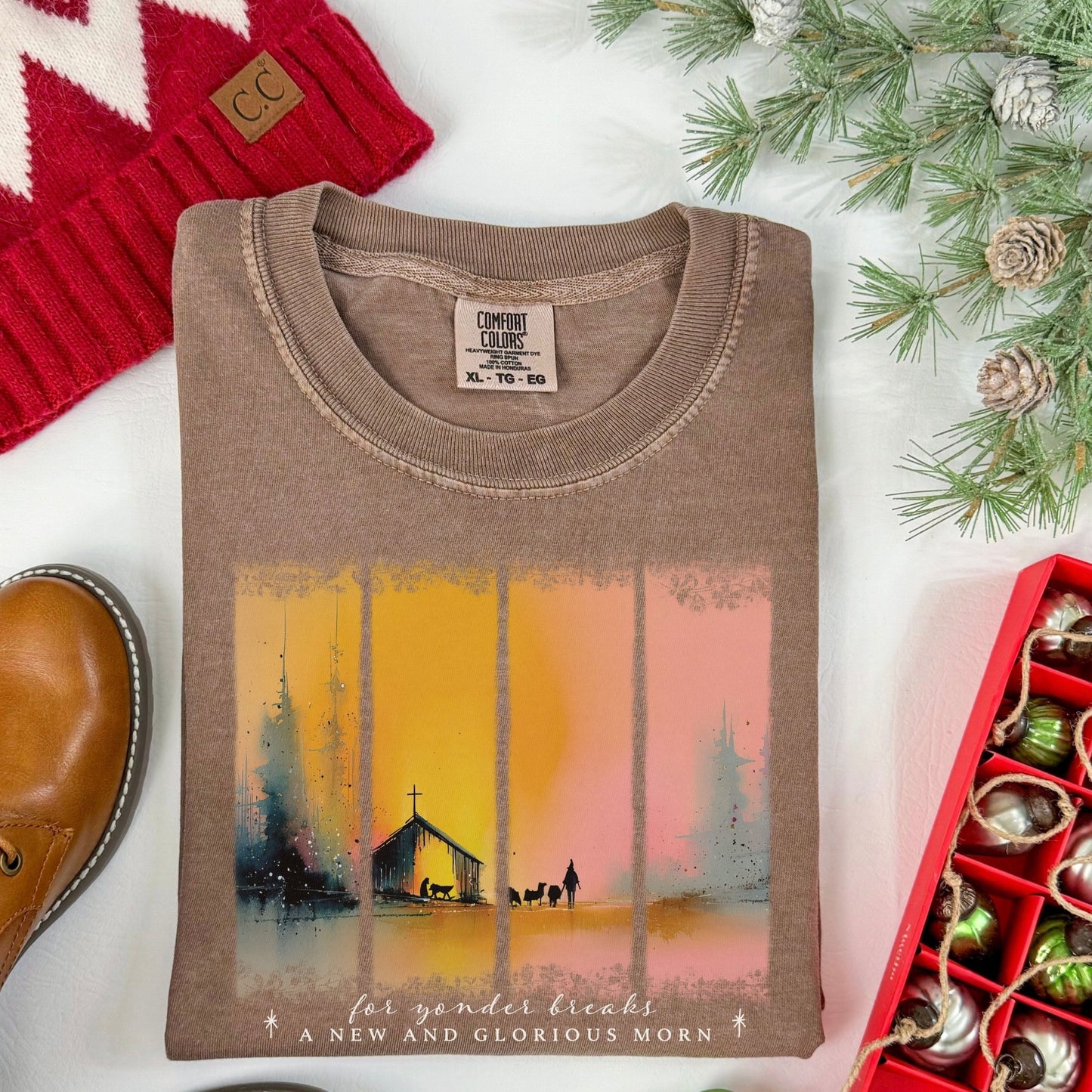 Yonder Breaks Nativity T-Shirt