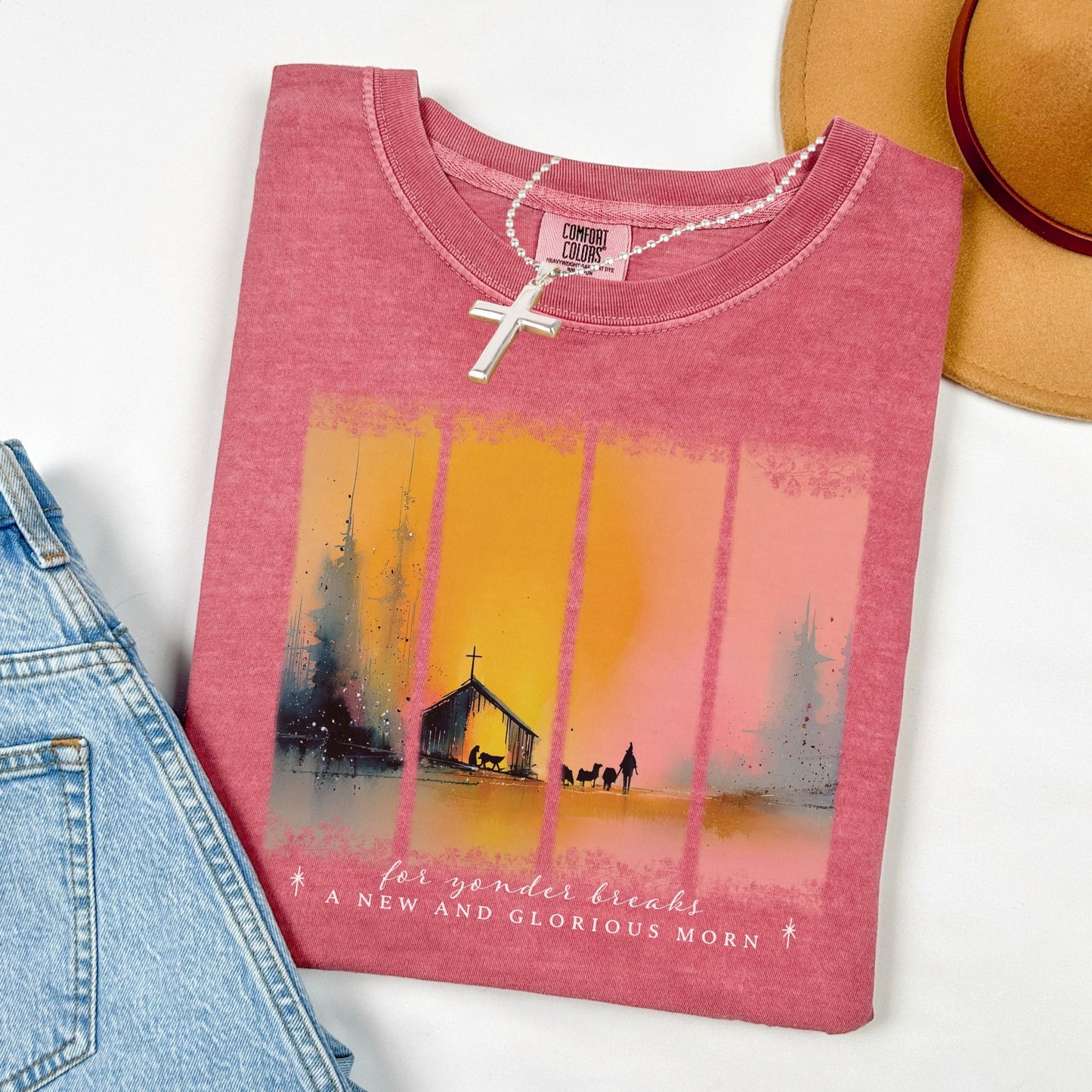Yonder Breaks Nativity T-Shirt