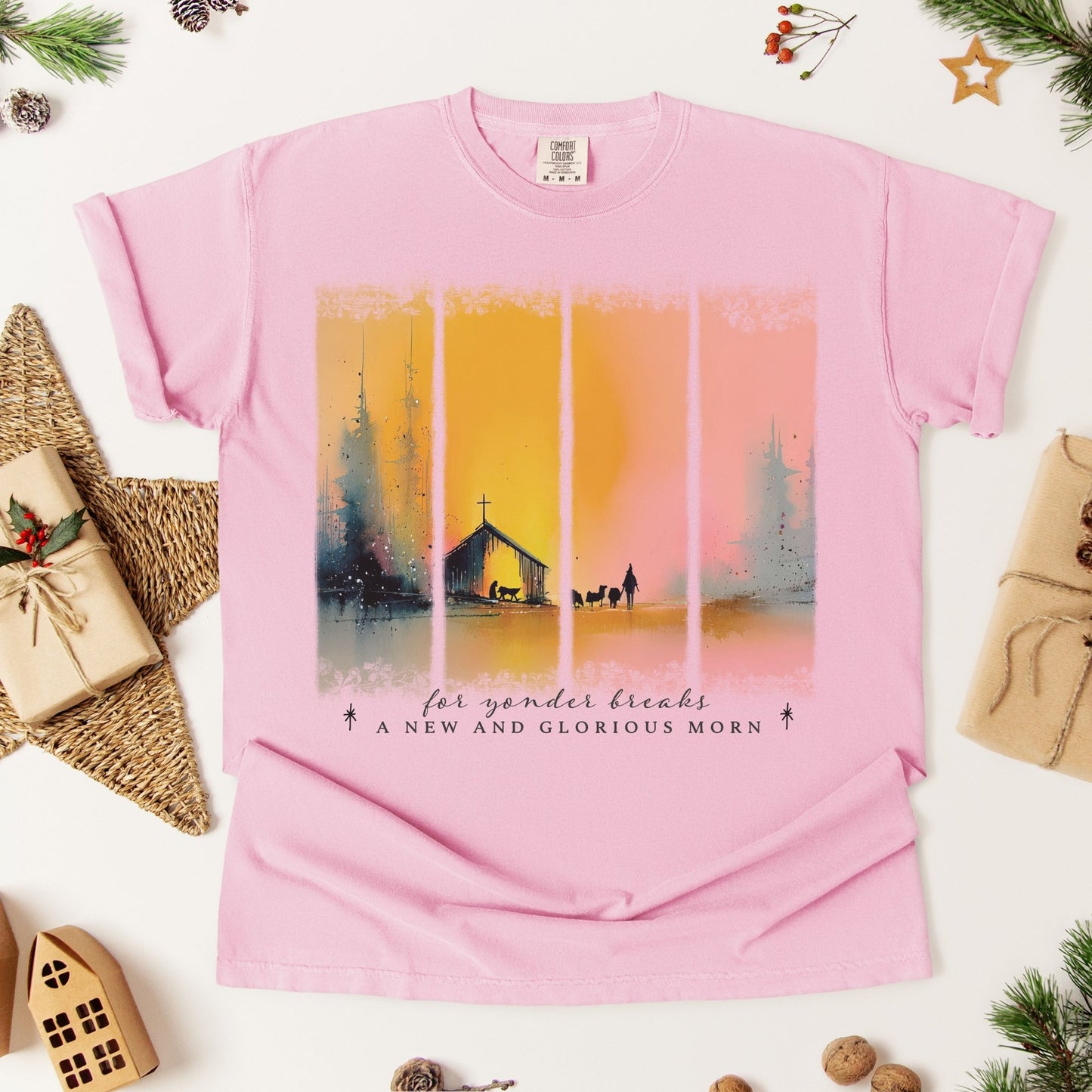 Yonder Breaks Nativity T-Shirt