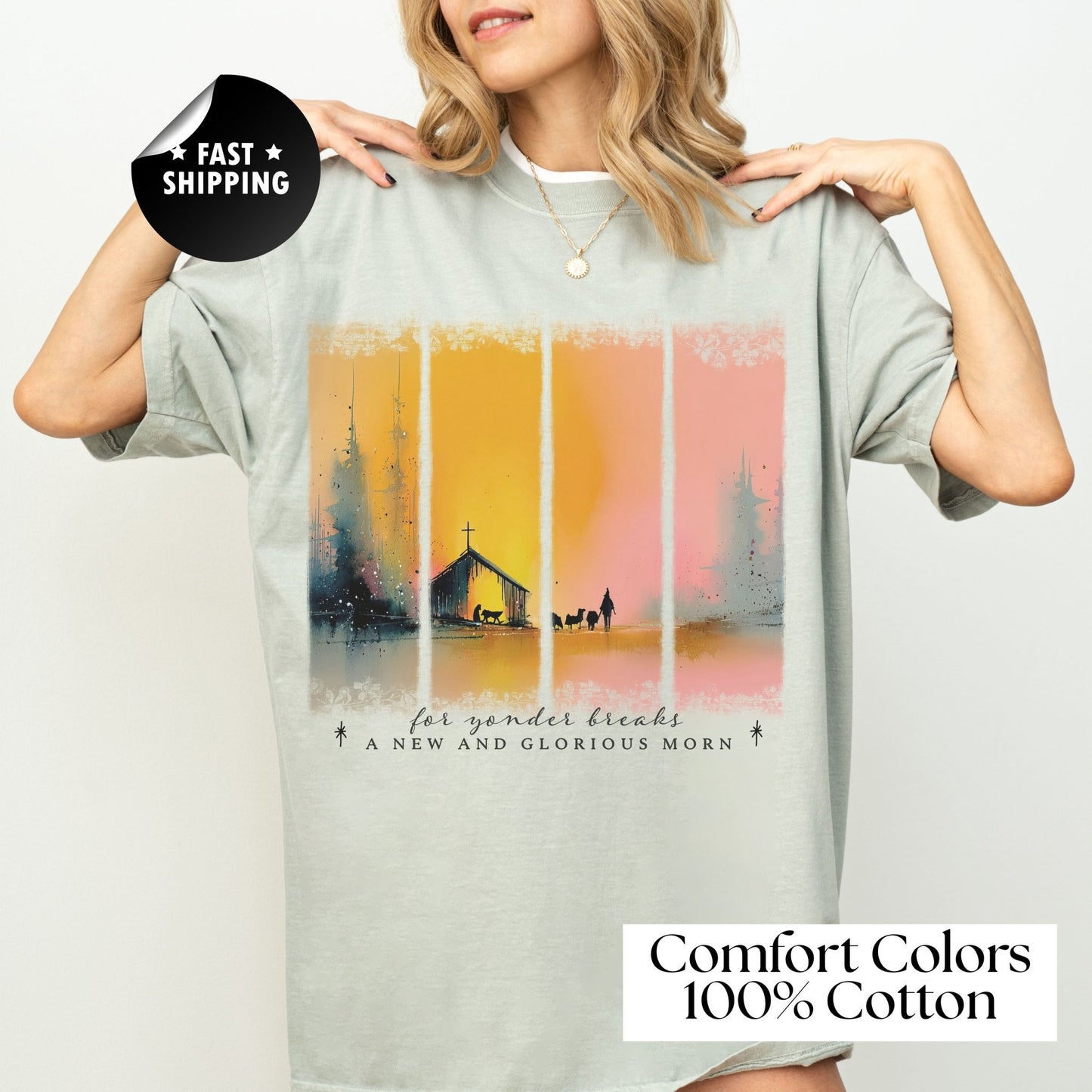 Yonder Breaks Nativity T-Shirt