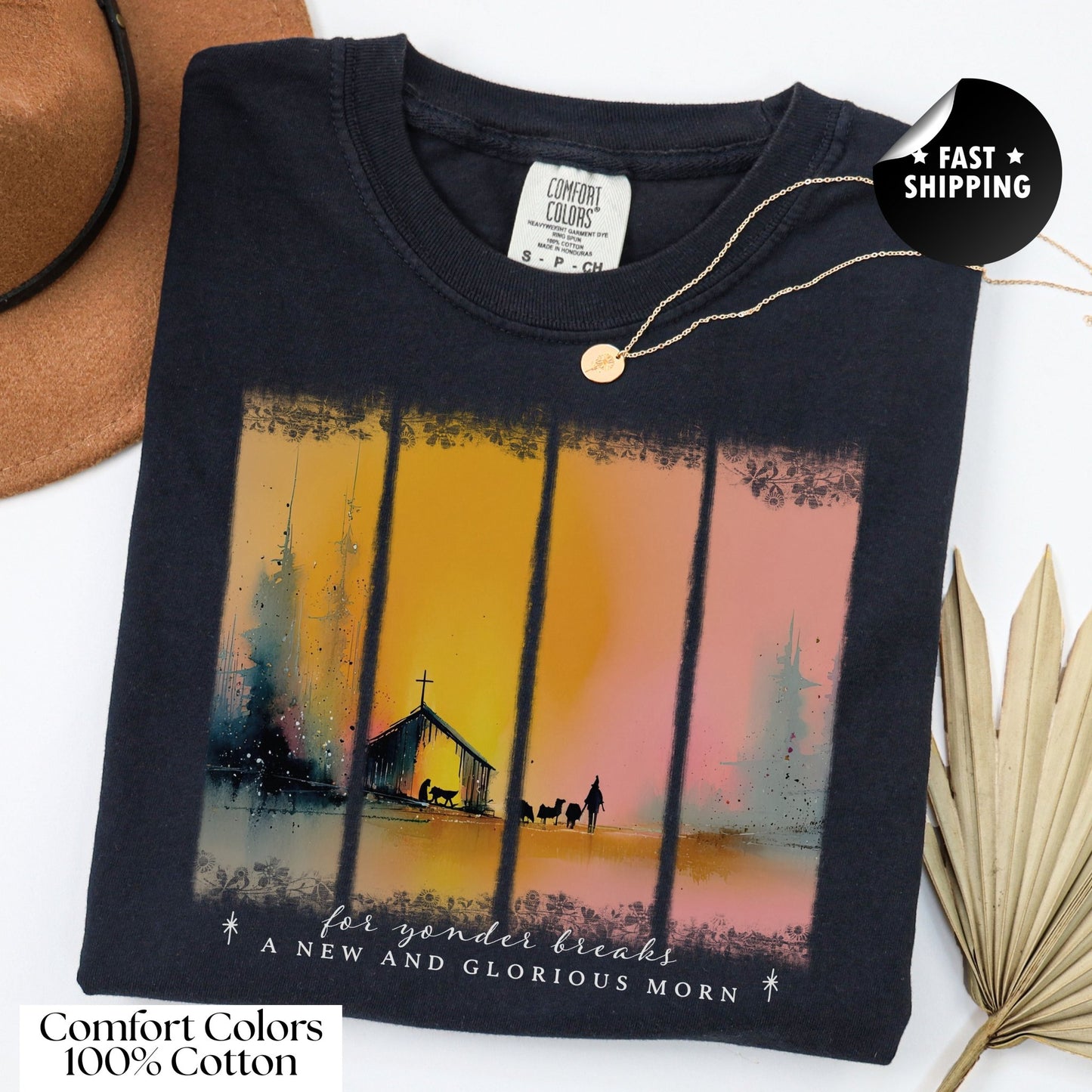 Yonder Breaks Nativity T-Shirt