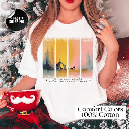 Yonder Breaks Nativity T-Shirt