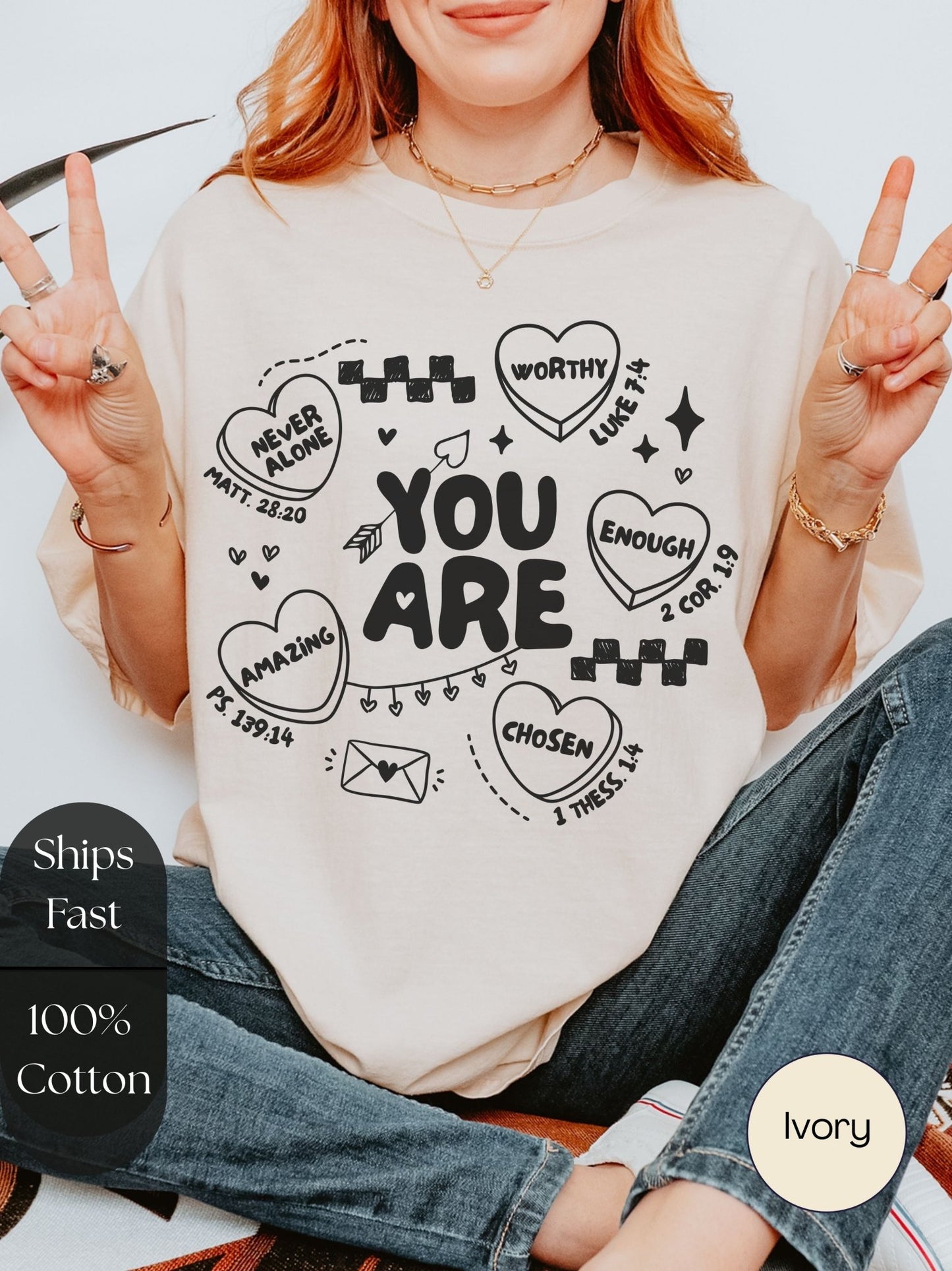 You Are Hearts Tee